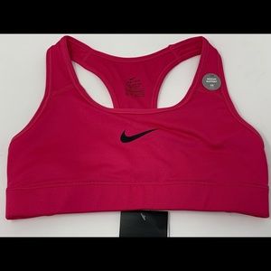 Nike medium support sports bra pink dri fit xs